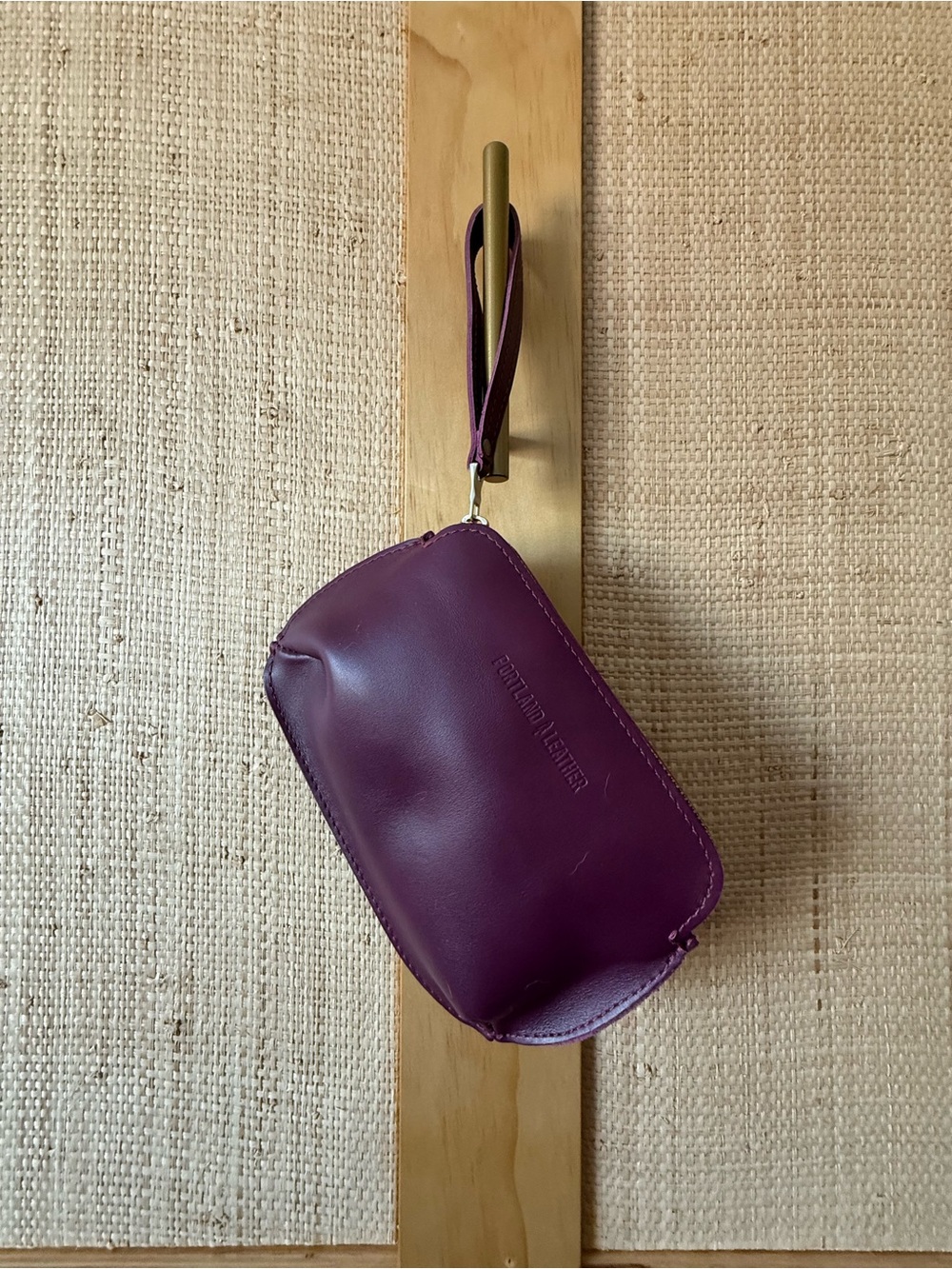 Portland Leather Goods BNNUWT large Pinch Pouch in Lollipop 🍭